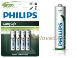 Baterie Philips Long life R03 AAA 1,5V